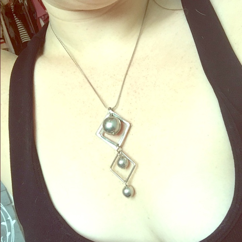 Silver Chunky necklace